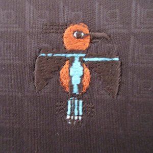 Straight Down Mens S/S "Thunderbird C.C." (CA) Brown Golf Polo Shirt - Size M